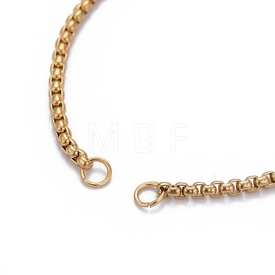 304 Stainless Steel Slider Bracelet/Bolo Bracelets Making MAK-L024-01G-1
