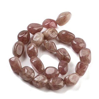 Natural Strawberry Quartz Beads Strands G-Z061-A06-01-1