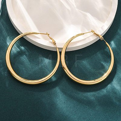 304 Stainless Steel Hoop Earrings X-EJEW-Z093-01G-01-1