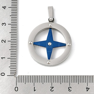 304 Stainless Steel Pendants STAS-U040-01P-01-1