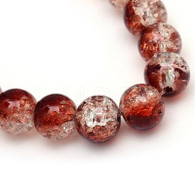 Baking Painted Crackle Glass Bead Strands CCG-S001-6mm-18-1