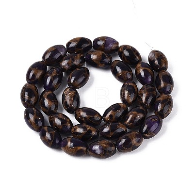 Dyed Synthetic Gemstone Beads Strands G-T144-38B-1