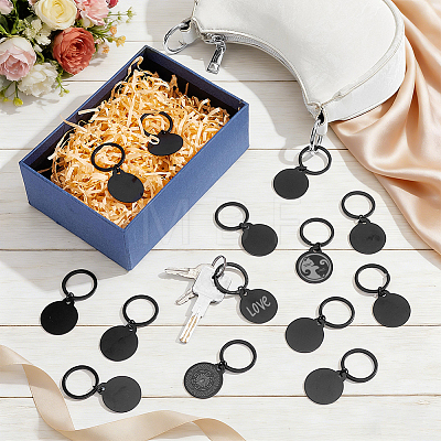40Pcs Aluminum Keychain KEYC-NB00039-1