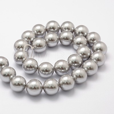 Shell Pearl Beads Strands BSHE-L026-05-10mm-1
