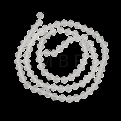 Imitate Austrian Crystal Frosted Glass Beads Strands GLAA-F029-TM3mm-B13-1