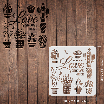 Plastic Reusable Drawing Painting Stencils Templates DIY-WH0172-461-1