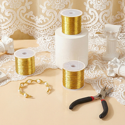 3 Rolls 3 Size Round Copper Wire CWIR-BC0001-64-1