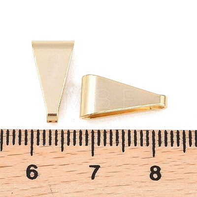 Brass Snap on Bails KK-C163-02G-1