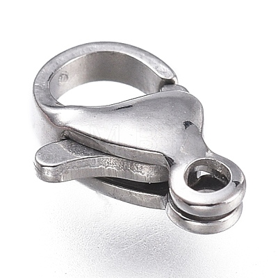 316 Surgical Stainless Steel Lobster Claw Clasps STAS-M281-01P-B-1