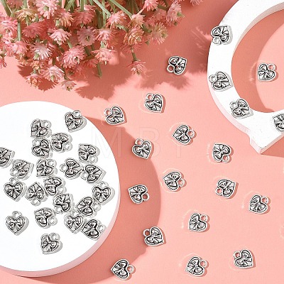 50Pcs Tibetan Style Alloy Pendants FIND-YW0010-36-1
