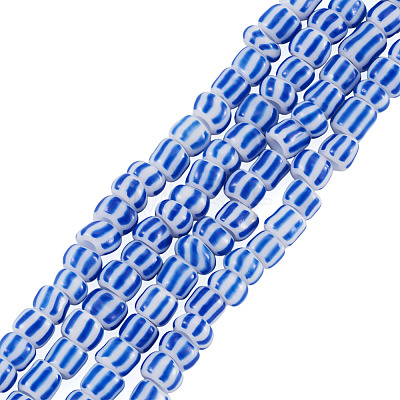 2Strands Handmade Lampwork Beads Strands BLOW-TADJ0001-01D-1