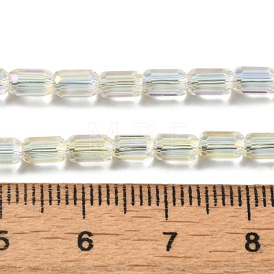 Electroplate Glass Beads Strands EGLA-D031-01-18-1