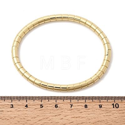 Column Brass Hinged Bangles for Women BJEW-H639-05C-G-1