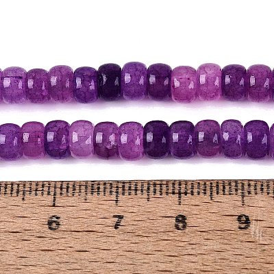 Ombre Effect Dyed Glass Beads Strands X-GLAA-Q106-05A-A13-1