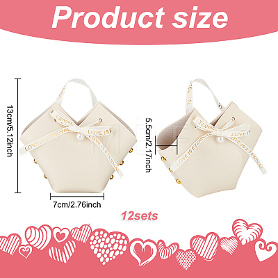 PU Leather Candy Gift Handbags ABAG-WH0032-60A-1