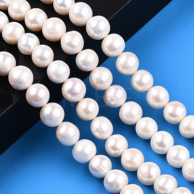 Natural Cultured Freshwater Pearl Beads Strands PEAR-N016-09A-1