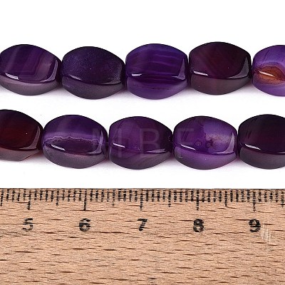 Natural Agate Beads Strands G-Q604-02A-08-1