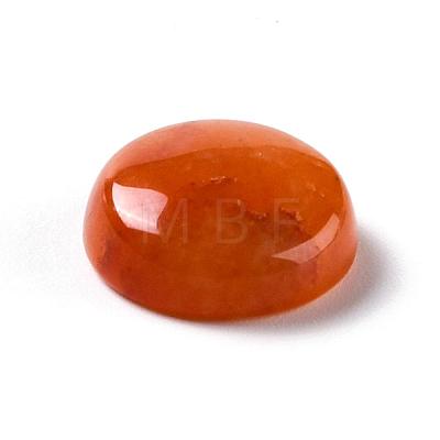 Natural Red Aventurine Cabochons G-P393-R48-14.5mm-1