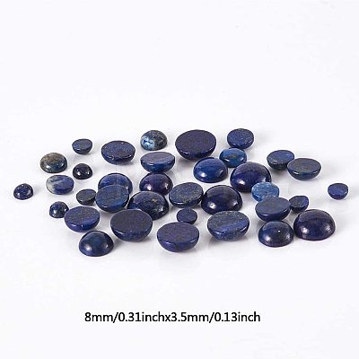 Natural Lapis Lazuli Cabochons G-PH0019-06-1