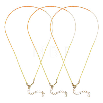 10Pcs Cotton & Metallic Cord Necklace Making NJEW-TAC0055-1