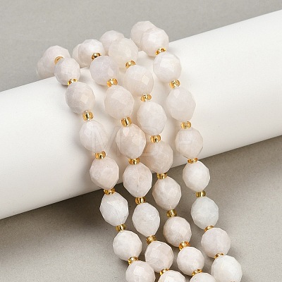 Natural White Moonstone Beads Strands G-N342-149I-13-1
