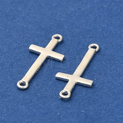 925 Sterling Silver Religion Connector Charms STER-NH0001-83S-1