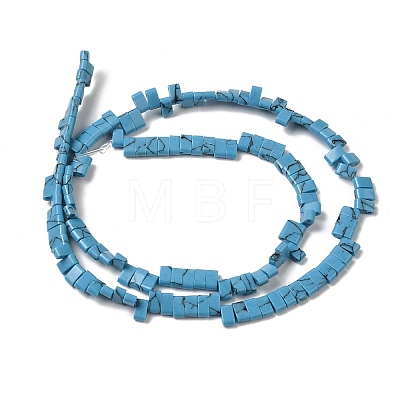 Synthetic Turquoise Beads Strands G-Z045-A23-01-1