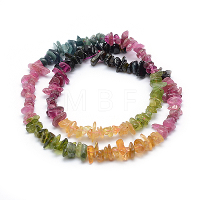 Natural Tourmaline Beads Strands G-P332-73C-1