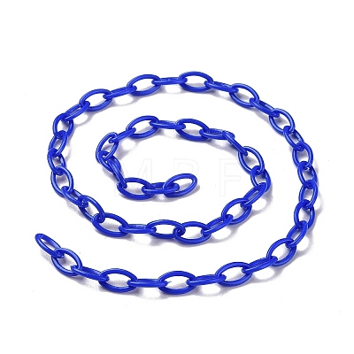 Opaque Acrylic Cable Chains CHAC-P001-02-1