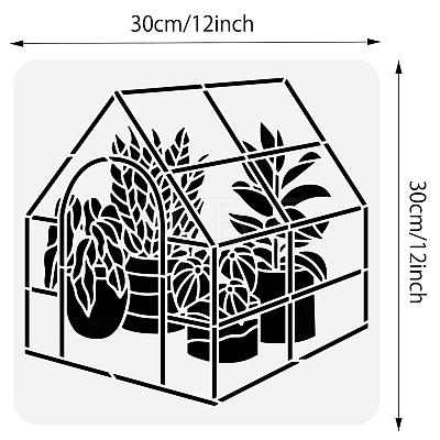 PET Hollow Out Drawing Painting Stencils DIY-WH0418-0015-1