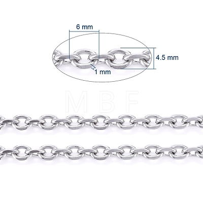 304 Stainless Steel Cable Chains CHS-P007-27P-03-1