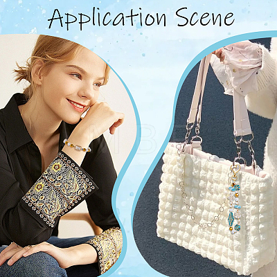 DIY Acrylic & Glass Beads Findings Kits FIND-SC0023-06-1