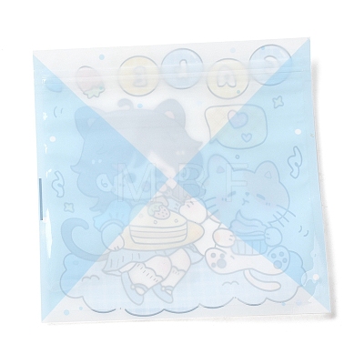 Square Plastic Packaging Zip Lock Bags OPP-D004-01A-1