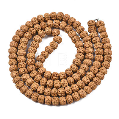 Undyed Natural Rudraksha Beads WOOD-Q047-01A-01-1
