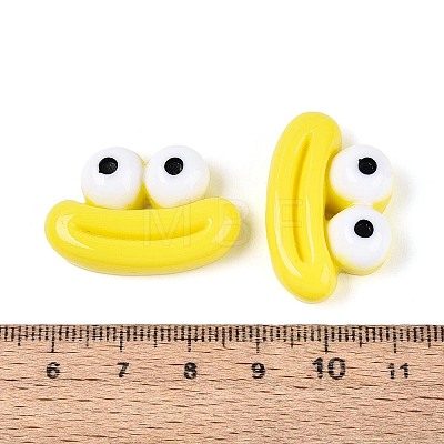 Opaque Resin Decoden Cabochons RESI-N051-15E-1