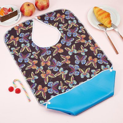 Polyester Adult Bibs for Eating AJEW-WH0020-62E-1