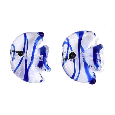 Handmade Transparent Lampwork Beads LAMP-N042-20-1