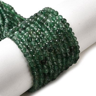 Natural Green Strawberry Quartz Beads Strands G-D340-A03-3mm-1