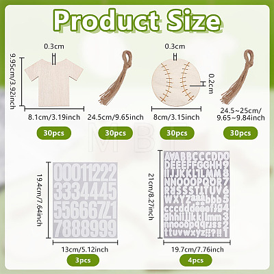 2 Styles Unfinished Wood Pendant Decorations DIY-OC0015-98-1