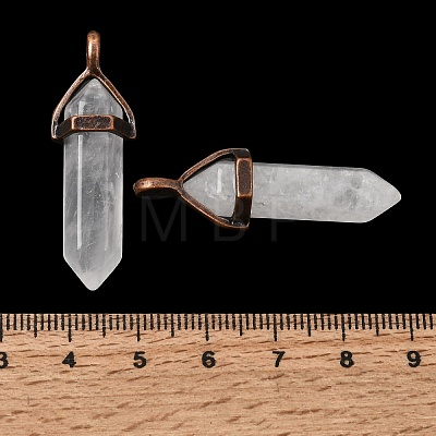 Natural Quartz Crystal Pendants G-H360-01R-08-1