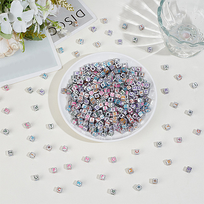 880Pcs Opaque Acrylic Beads OACR-PA0001-87-1