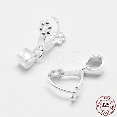 925 Sterling Silver Pendant Bails STER-E050-13S-1