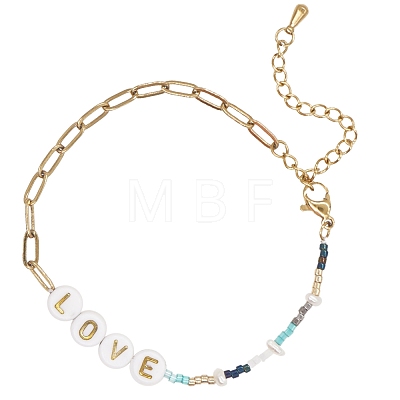 Adjustable Bead Bracelets BJEW-C011-33-1