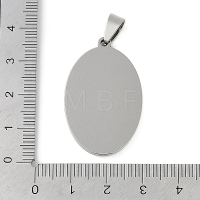 Non-Tarnish 201 Stainless Steel Pendant Cabochon Settings STAS-L279-012P-01-1