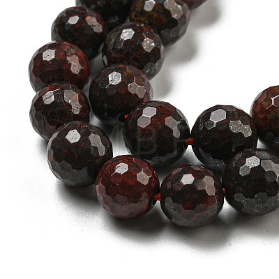 Natural Brecciated Jasper Beads Strands G-E571-A04-03-1