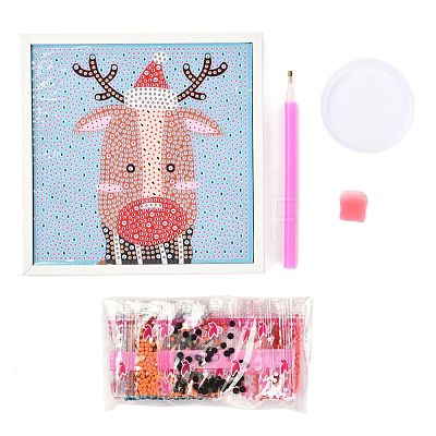 DIY Christmas Theme Diamond Painting Kits For Kids DIY-F073-11-1