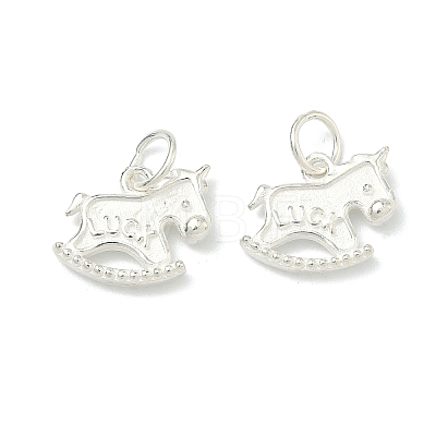 925 Sterling Silver Luck Rocking Horse Charms STER-A050-10S-1