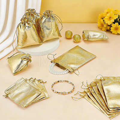 100Pcs 2 Styles Organza Drawstring Bags OP-PH0001-42-1