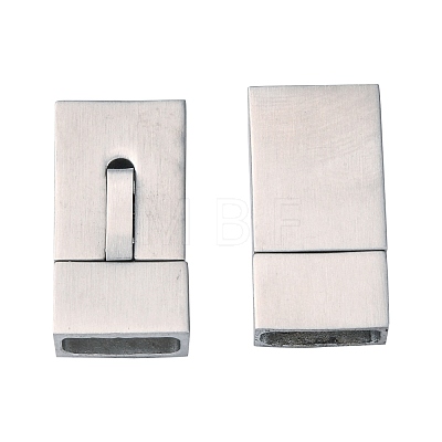 304 Stainless Steel Bayonet Clasps STAS-P180-38P-1
