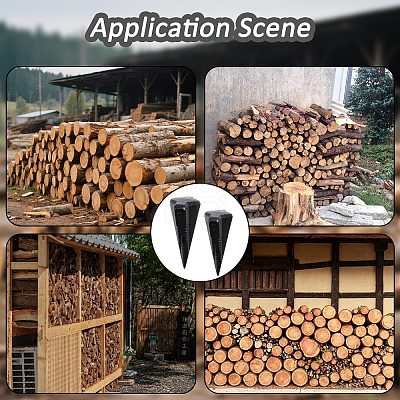 Steel Wood Splitter TOOL-WH0165-54-1